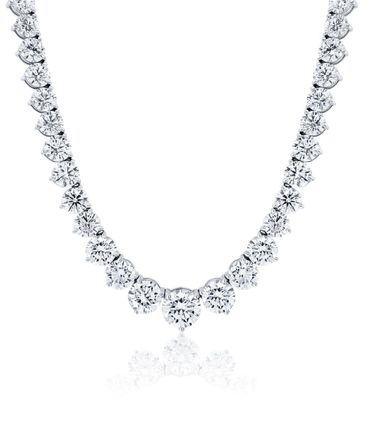 The Boston Diamond Brilliant Tennis Necklace