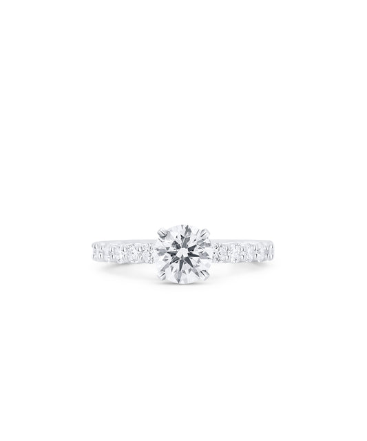 Round Brilliant Cut with Luminous Diamond Band