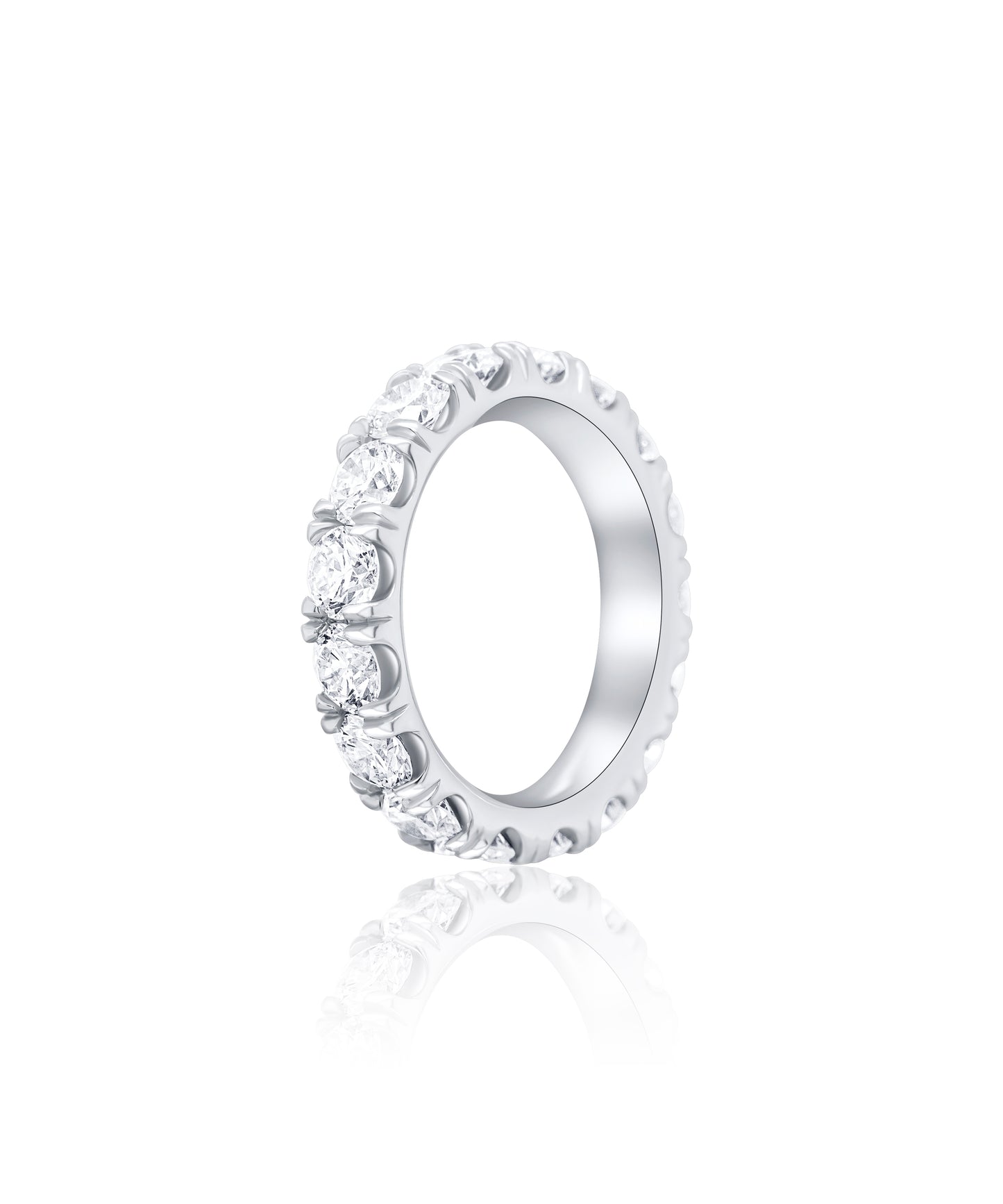 4.12ctw Round Diamond Eternity Band