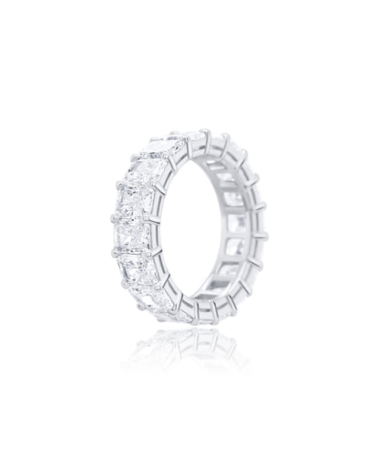 Radiant Cut Eternity Band