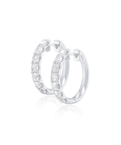 2.16ctw Diamond Hoops