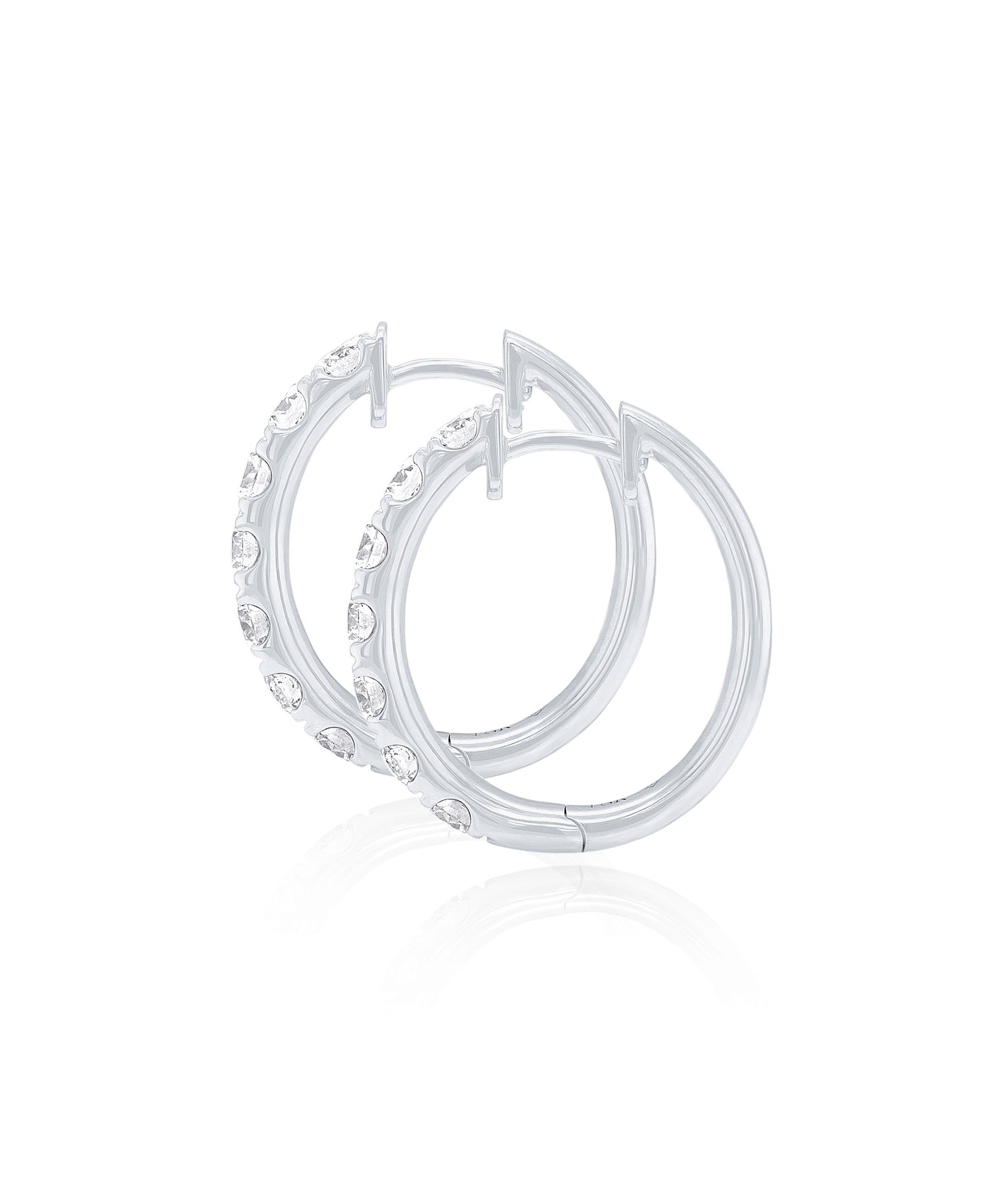 2.16ctw Diamond Hoops