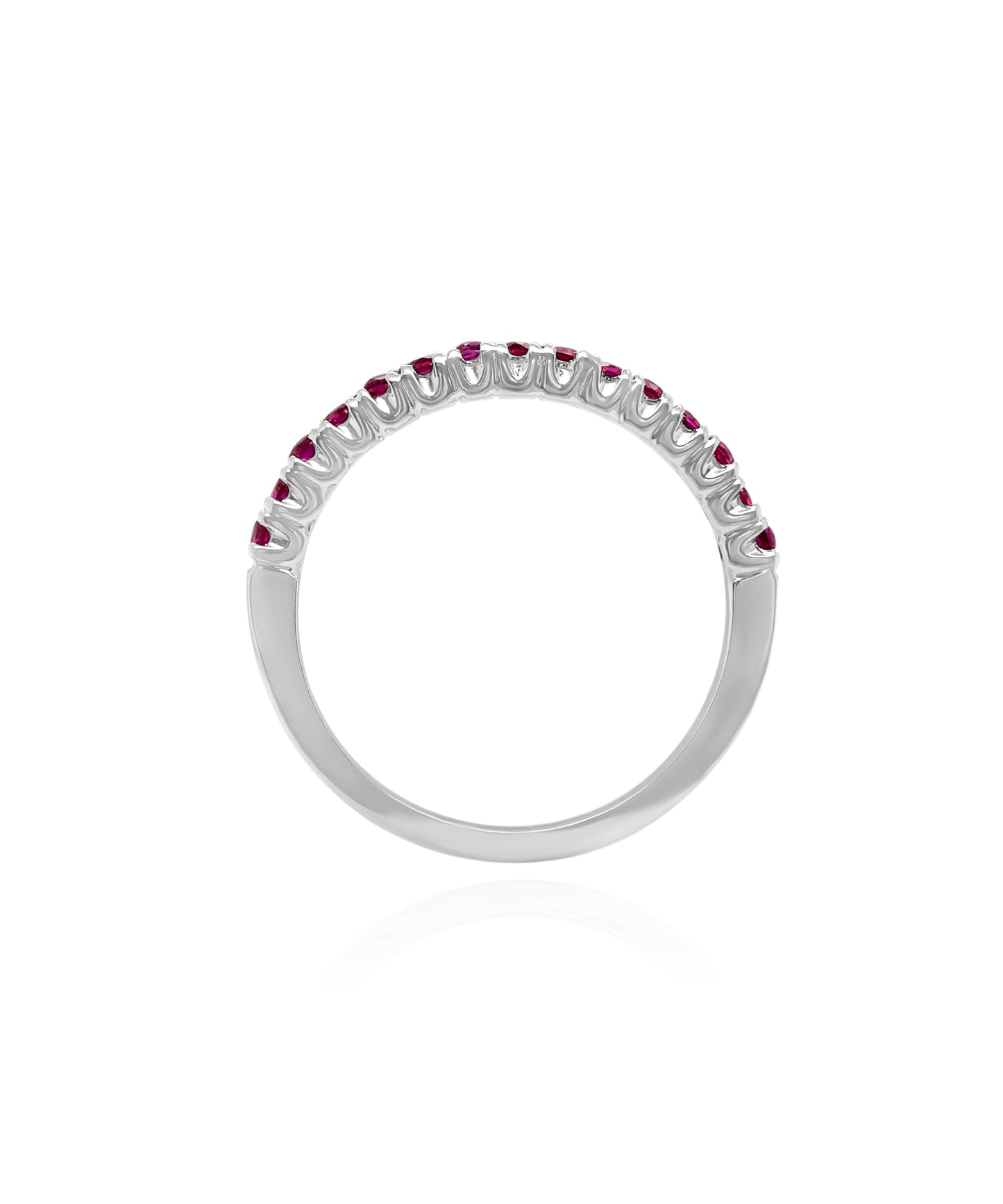 Pink Ruby Stacking Ring