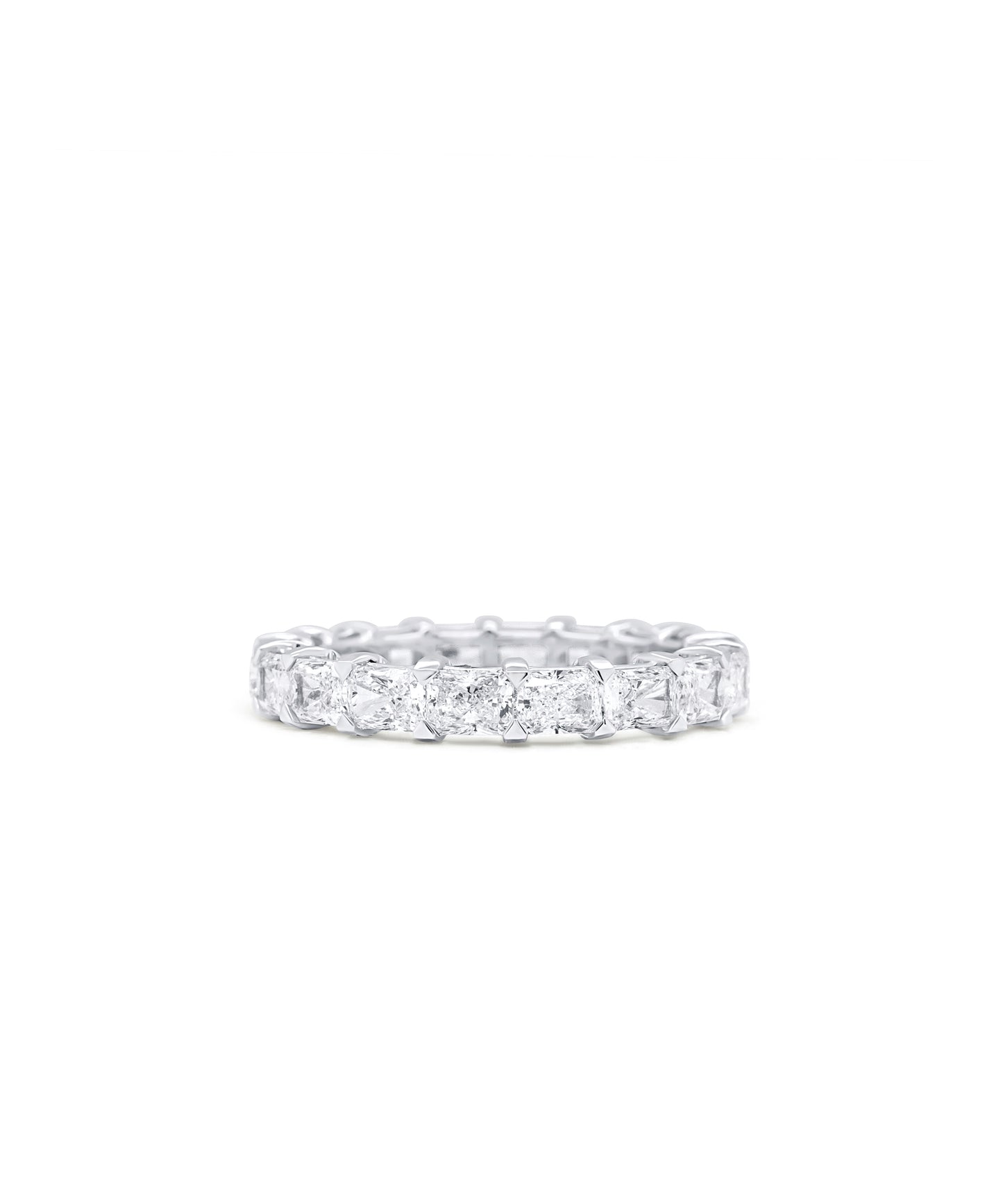 2.86ctw Radiant Eternity Band