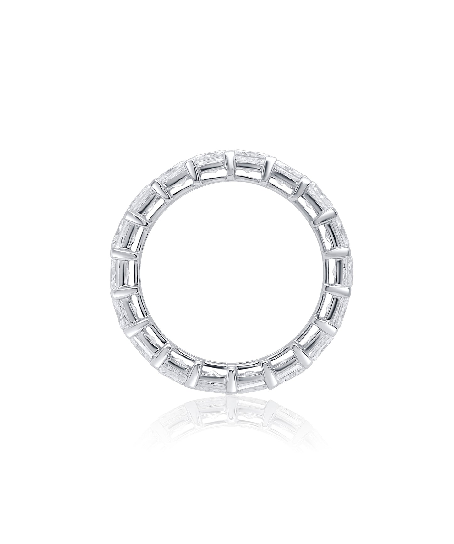 2.86ctw Radiant Eternity Band