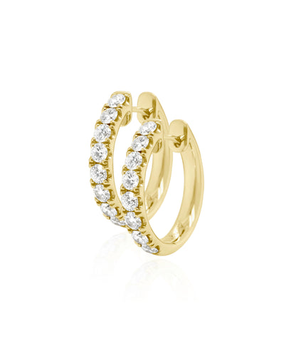 1.31ctw Diamond Hoops