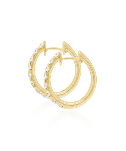 1.31ctw Diamond Hoops