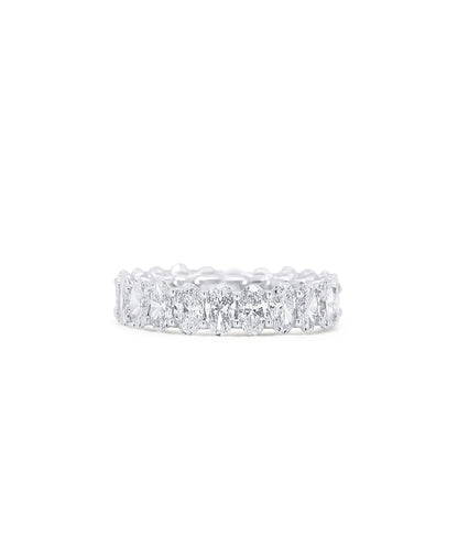 Oval Diamond Eternity Band