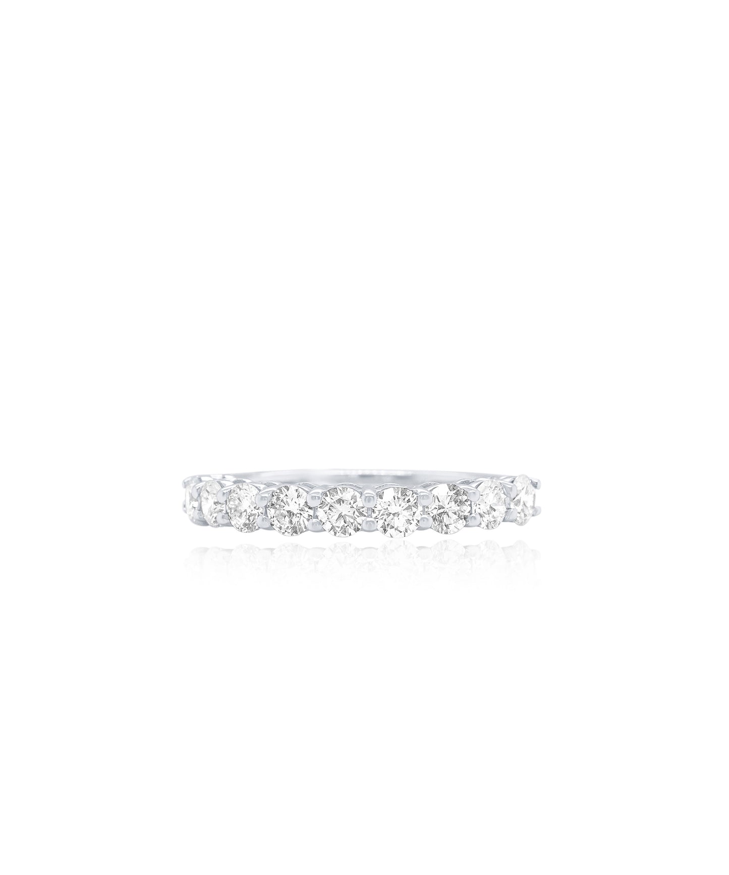 Nine Stone Diamond Ring