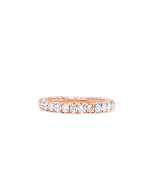 Shine Bright Rose Gold Diamond Band