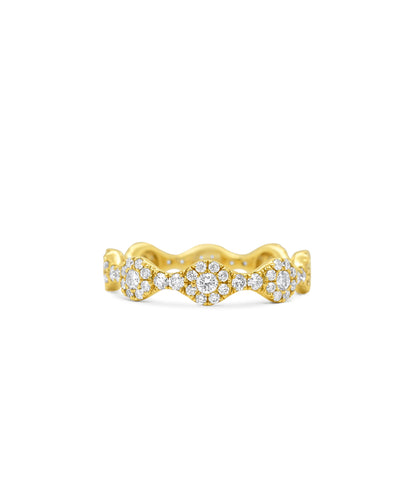 Floral Diamond Band