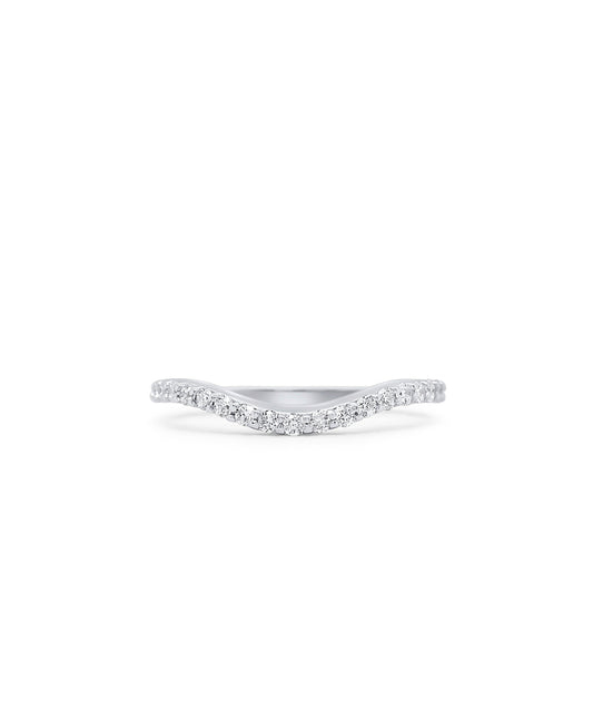 .30ctw Curved Wedding Band