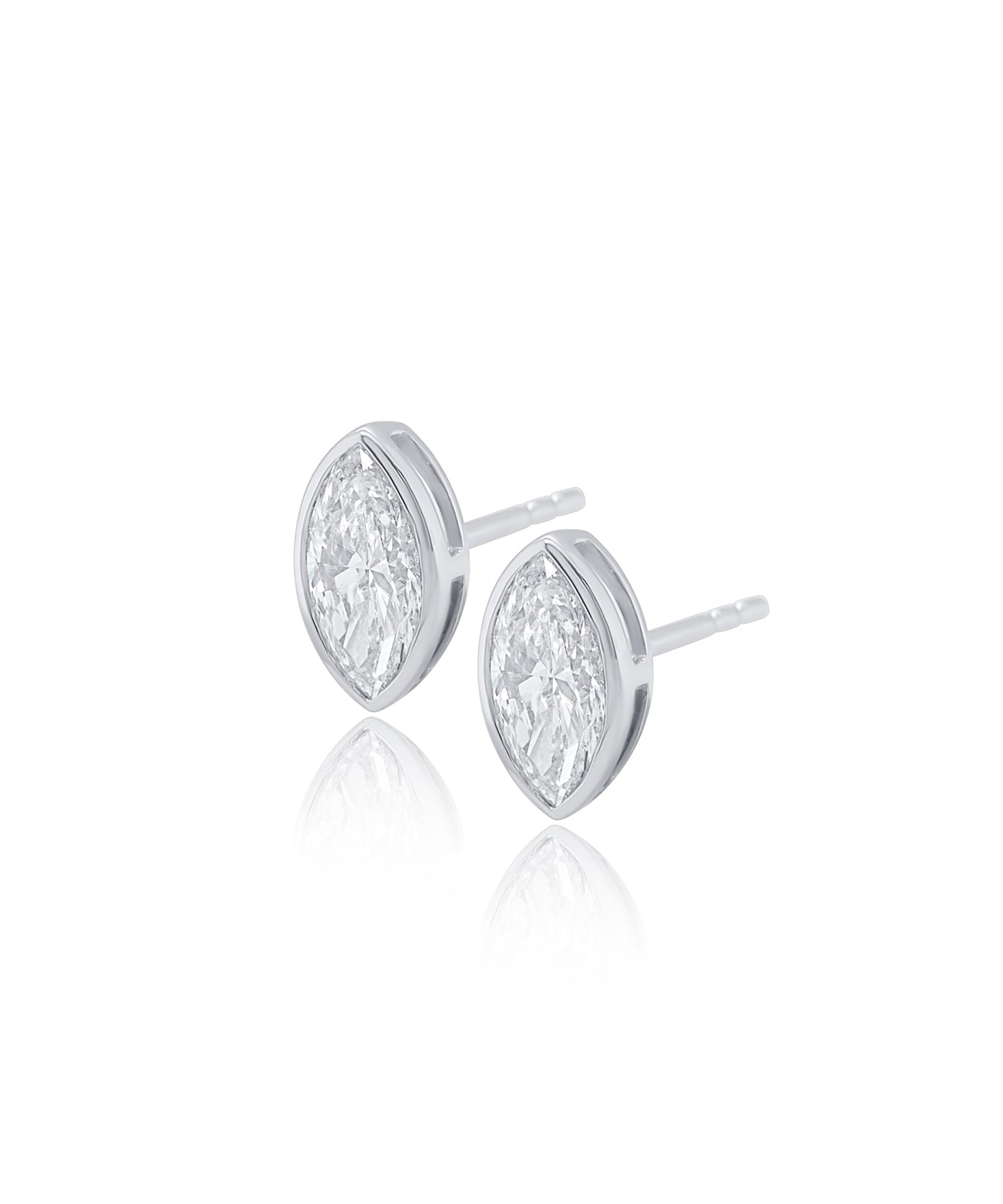 Marquise Diamond Studs