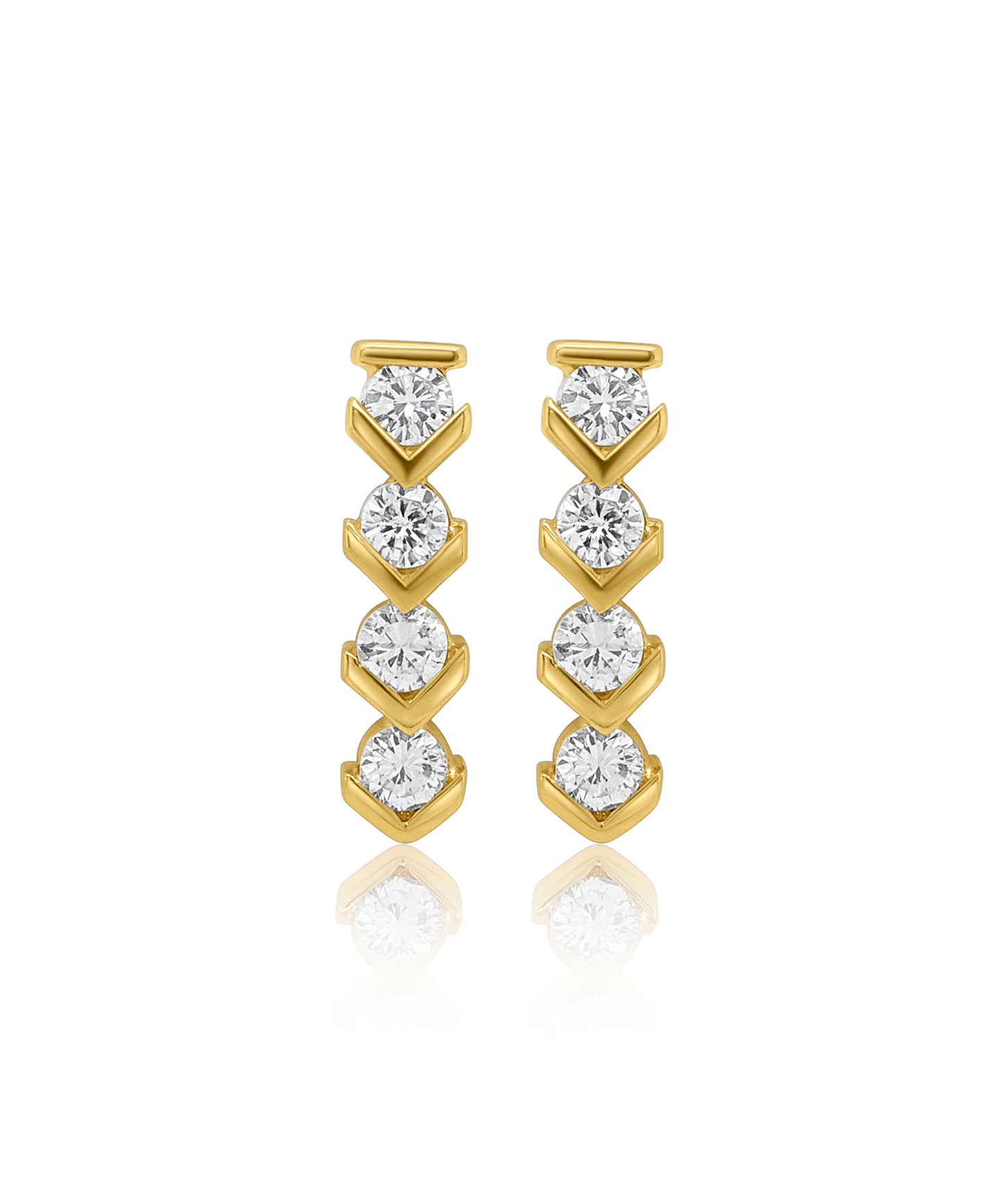 Tierdrop Diamond Studs