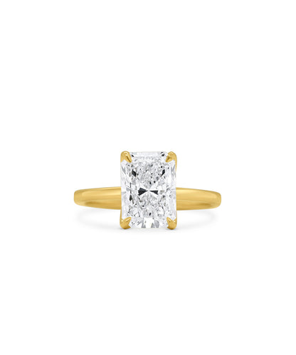 Radiant Cut with Petal Band