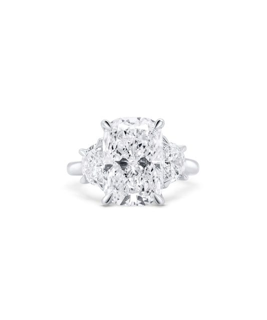 Classic Cathedral with Cushion Cut