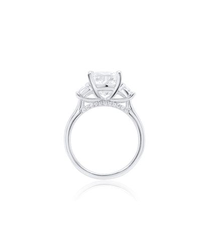 Classic Cathedral with Cushion Cut