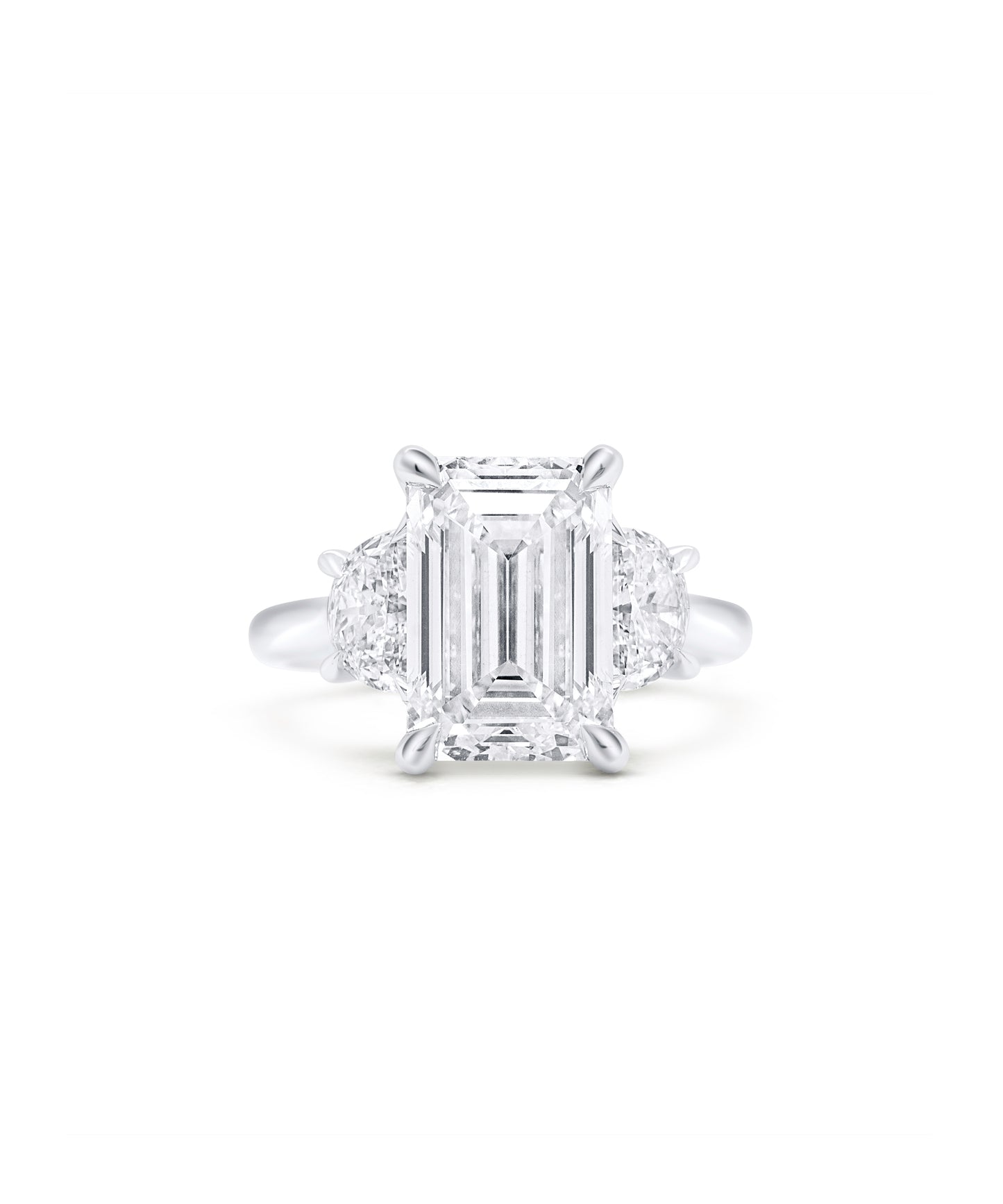 Classic Cathedral with Emerald Cut