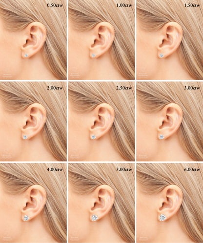 .62ctw Diamond Studs