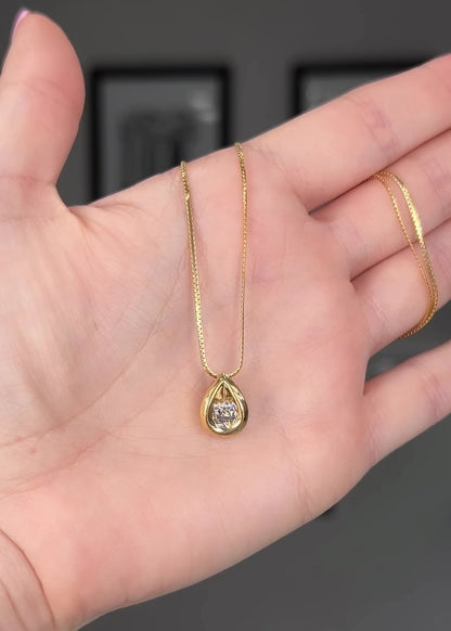 Diamond Drop Pendant