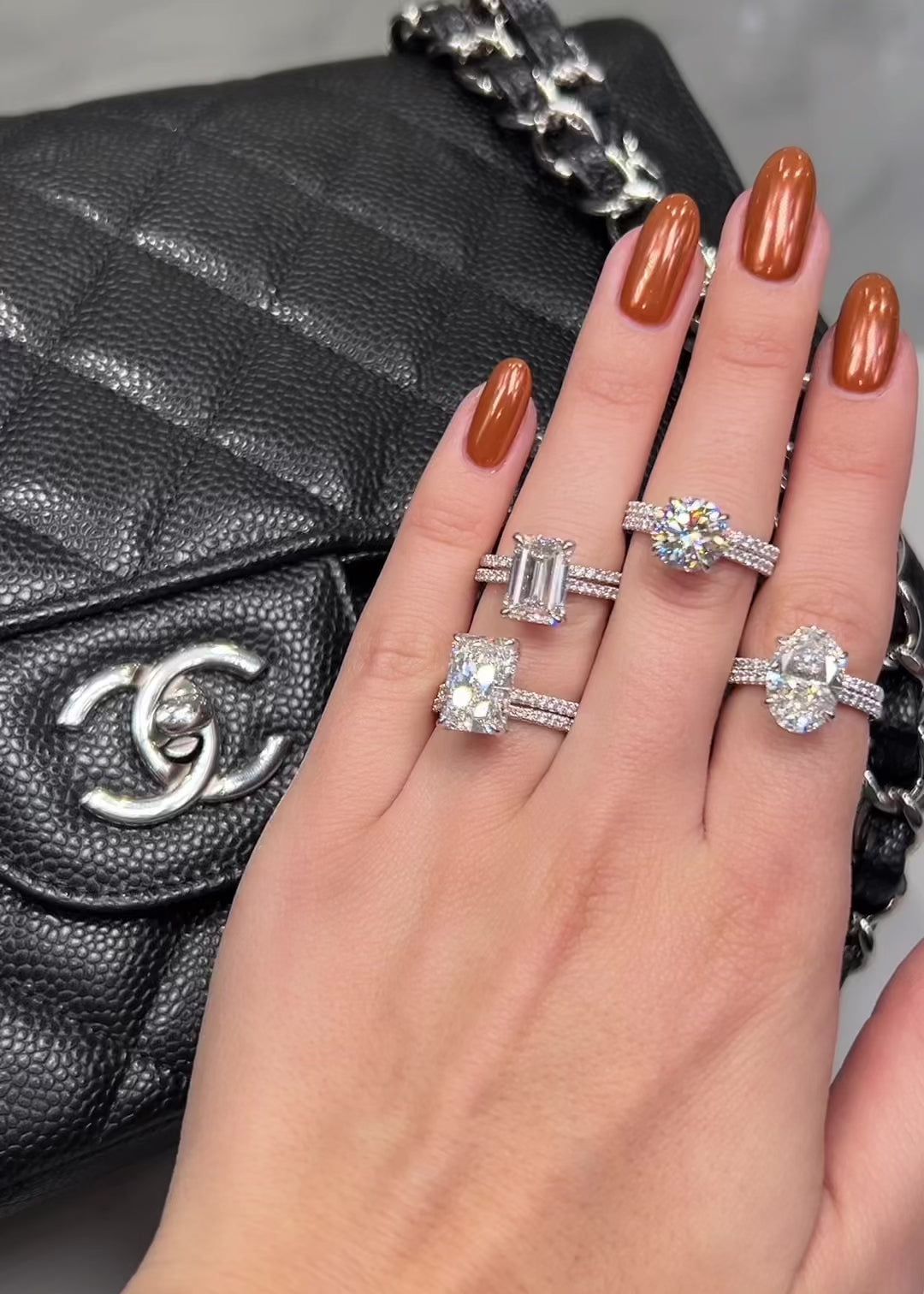 Modern Classic Oval Engagement Ring
