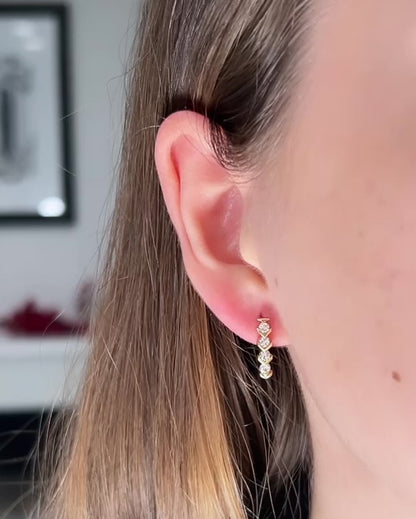 Tierdrop Diamond Studs