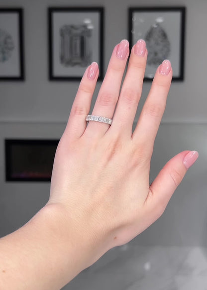 Linear Luxe Diamond Eternity Band