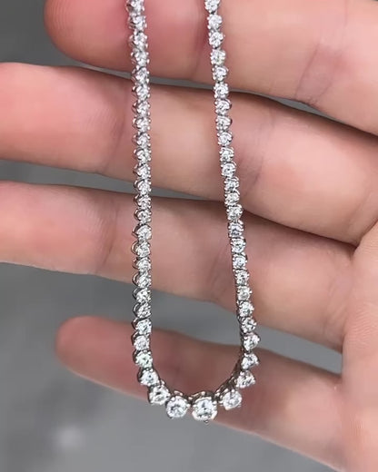 Riviera Diamond Tennis Necklace